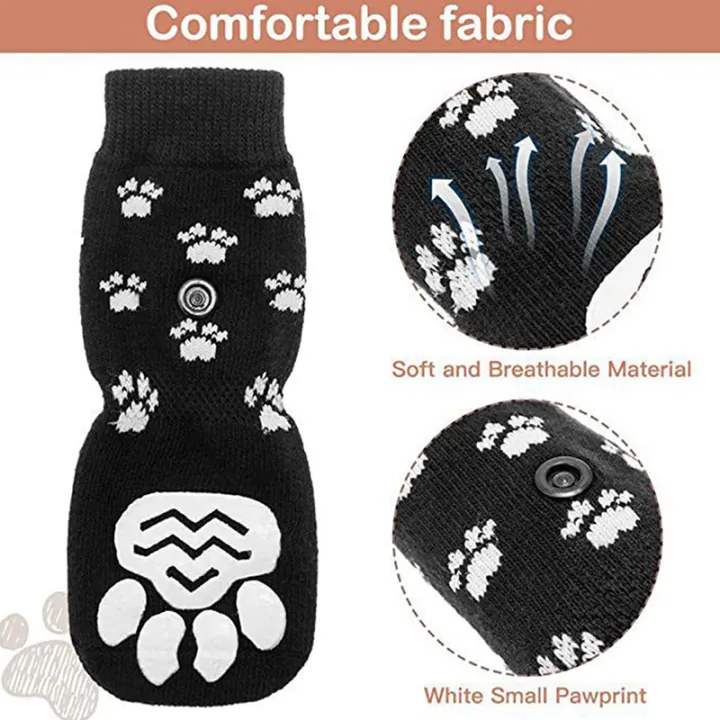 4pcs%20Pet%20Dog%20Shoes%20Socks%20Outdoor%20Indoor%20Waterproof%20Non-slip%20Dog%20Shoes%20Dog%20Cat%20Socks%20Pet%20Paw%20Protector%20for%20Small%20Medium%20Dogs%20Jessica%20-%20Image%202