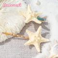 Starfish Hairpins Vintage Seashell Hairpin Set Stylish Anti-slip Stainless Side Clips for Women's Hair Lightweight Exquisite Hair Accessories Sweet Hair Clips. 