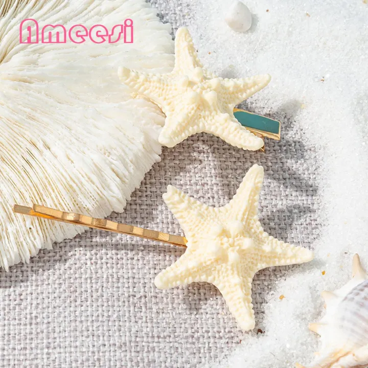 Starfish%20Hairpins%20Vintage%20Seashell%20Hairpin%20Set%20Stylish%20Anti-slip%20Stainless%20Side%20Clips%20for%20Women's%20Hair%20Lightweight%20Exquisite%20Hair%20Accessories%20Sweet%20Hair%20Clips%20-%20Image%206