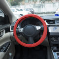 Flashworld silicone car steering handle wear-resistant anti-skid tire pattern four-season universal steering wheel cover cross-border. 