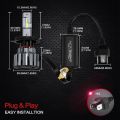 NovSight F03X LED. 1 Year Warranty. (H4 Socket)(1piece)(30W/ 7400LM)(White Light)(High/Low Beam). For Motorcycle. Authorized Seller In Bangladesh. 