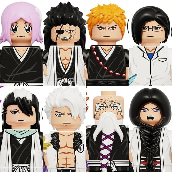 BLEACH%20Building%20Blocks%20Anime%20Cartoon%20Mini%20Action%20Figures%20Toy%20Christmas%20Present%20Jujutsu%20Kaisen%20Minifigures%20Compatible%20with%20Lego%20MuXiaRe%20-%20Image%202