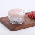 Mini Plastic Chopper With 3 Blades Mini Hand Blenders Handi Vegetable Quick Cutter for Kitchen Vegetable Chopper Machine (350ml). 