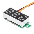 LED Display Mini 0.36 Inch DC 0-100V Digital Voltmeter - Panel Indicator Monitor Voltage Meter - Compact Design for Convenience.
