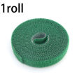 1/4Roll 2M Green Garden Twine Plant Ties Bamboo Cane Wrap Support Nylon Plants Bandage Fastener Tape Hook Loop Garden Accessories. 