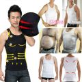 【High Cost-Performance】 Bodywear Mens Slimming Body Shaper Gynecomastia Vest Shirt Tank Top Compression Shirt, Shapewear For Men Trainer Corset. 