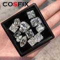 [Various Shape] Top Belgium Cut Moissanite Stone D Color 0.1ct-10ct Gemstones Lab Grown Diamond Moissanite Loose Stone with GRA. 