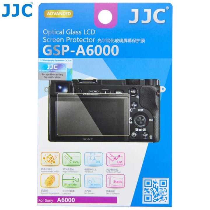 【YIYANGMAOYI111】JJC Ultra-thin LCD Screen Protector For SONY A6100 A6400 A6300 A5000 0.3mm Display Cover 9H Hardness