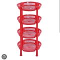 RFL_Round rack for kitchen red - Tremendously Adaptable and flexible - Eco-Friendly - Top Quality. 