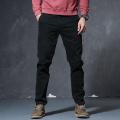 Stylish Regular Slim Gabardine Pants For Men.
