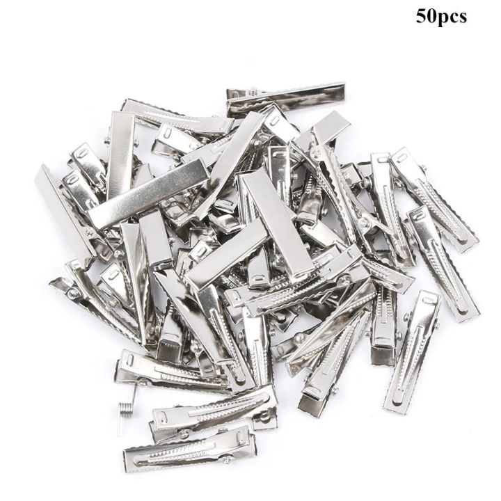 【beauty code store】Pcs 40/46/55/65/75mm Metal Hair Crocodile Clip With Teeth Alligator Clips For Diy Jewelry Accessories