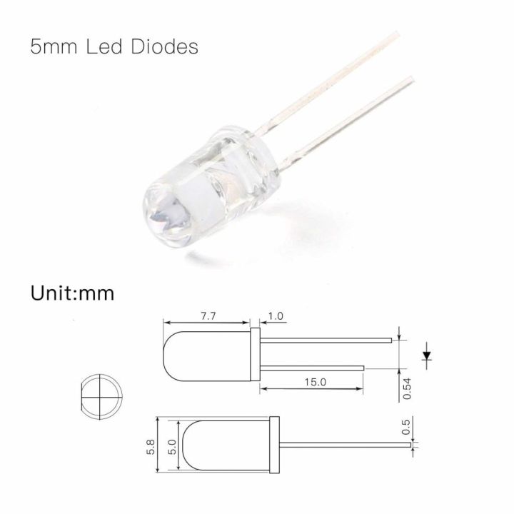 20Pcs%20-%20UV%20Money%20Checker%20LED%20Ultra%20Bright%20Clear%20Transparent%20DC%203V%2020mA%205mm%20Purple%20UV%20LED%20Diode%20Lights%20Emitting%20Diodes%20LEDs%20Bulbs%20UV%20Light%20Bulbs%20-%20Image%205