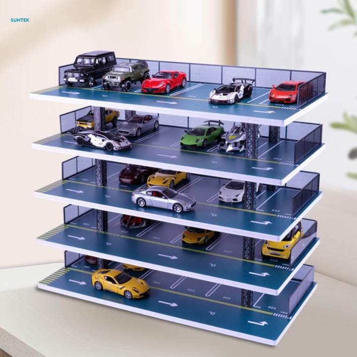 1/32%20Diorama%20Car%20Parking%20Lot%20Display%20Case%20Organizer%20Diecast%20Car%20Garage%205%20layers%20-%20Image%203