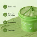 Laikou Green Tea Mud Mask Acne Care - 100g. 