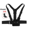 SHOOT Adjustable Chest Strap Mount For GoPro Hero 10 9 8 7 6 5 4 SJCAM SJ4000 h9r Eken Yi 4K Camera Strap. 