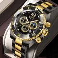 LIGE Watches Mens Top Brand Luxury Clock Casual Stainless Steel 24Hour Moon Phase Men Watch Sport Waterproof Quartz Chronograph 8924. 