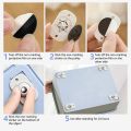 4Pcs Universal Self-Adhesive Furniture Wheel Directional Roller For Under Bed Garbage Can Cabinet Drawer Storage Box Trash Pulley Foot Pad. 