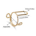 Wudu Nail Rings Non Tarnish 10PCS Adjustable No Glue No Women Gift Ring Set For HALAL NAILS Decoration (10 Pieces).