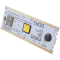 Laptop/Desktop Motherboard Memory Slot DDR3/DDR4 Diagnostic Analyzer Debug Test Card Fit for DDR3/4 Notebook Repair Plastic Motherboard Memory Slot. 