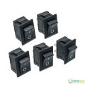 10Pcs- 6A 3Pin BLACK Color MICRO Rocker Switch 3 Pin 6A 250V 2 Positions SPDT ON OFF Boat Rocker Switches Power Rocker Switches Electronic Projects. 