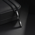 Trendy Fashionable Simple Stainless Steel Chain Necklaces for Men - New Men Necklace Black Pendant Necklace for Jewelry Gifts for Boys.