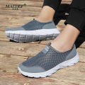 MAEDEF Sneakers Men Summer Casual Shoes Men Mesh Breathable Outdoor Non Slip Sports Shoe Slip on Loafers for Men Plus Size 38-46 KEEMEEUYZO. 