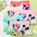 5pc/package Cartoon Girls Underwear Boxer Knicker Panties Children Cotton Underpants Girls Minnie Pattern Little Kids Underwear. 