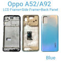 Oppo A52 A92 Full Body Housing With Camera Glass (LCD Frame, Side/Middle Frame, Back Panel/Backshell).