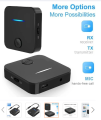 Bluetooth Audio Transmitter & Receiver (2-In-1). 