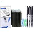 3 Pieces Erasable Pens Extra Fine Point 0.5mm for Office Supplies.