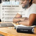 KOLEER S218 Bluetooth, AUX, USB & SD Card Supported Hi-Fi Audio Deep Bass Wireless Speaker With FM Radio.