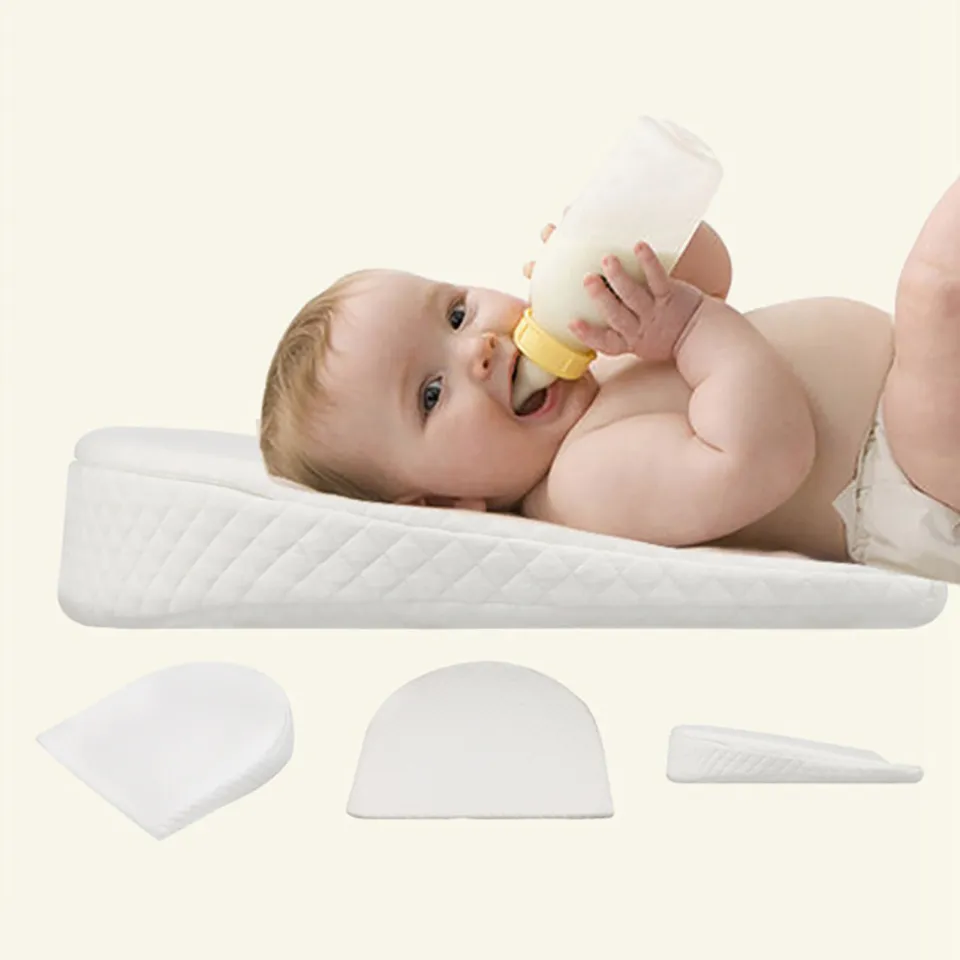 Memory Foam Infant Incline Pillow Toddler Neck Support Pillow Soft