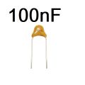 10Pcs- 104 Multilayer MLCC 50V 100nF Ceramic Capacitor 104 Ceramic Capacitor 50V Monolithic Ceramic Chip Capacitor 5.08mm Pitch MLCC Non-Polarized 2 Pin Leads. 