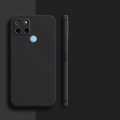 For Realme C12/C25/C25S/Narzo 30A Silicon Back Cover With Riband Soft Silicone Case - Redmi Note 11 Back Cover (Back Case Cover For Smartphone). 