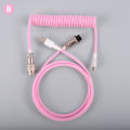 Type-C USB Keyboard TypeC USB Cable Mechanical Keyboard Coiled Aviator Wire 1.5m.