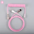 Type-C USB Keyboard TypeC USB Cable Mechanical Keyboard Coiled Aviator Wire 1.5m. 