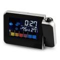 【Xiaofeng】Clock Led Color Screen Weather Forecast Clock Lazy Electronic Perpetual Calendar Weather. 