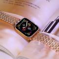 New- xDfind Bling Diamond Jewelry Metal Watch Band with Case For Apple Watch Series 38mm.