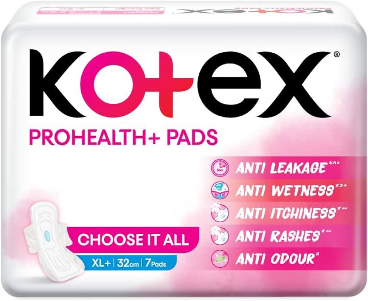 Kotex  ProHealt XL+Pad 32 cm -14's Pack