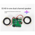 2-Channel Bluetooth Speaker Stereo Amplifier Board Electronic Product DIY Production Circuit Board Welding Kit.