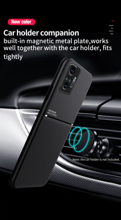 Lenuo%20Case%20For%20Xiaomi%20Redmi%20Note%2010%20Pro%20Casing%20Anti-fall%20Soft%20Non-slip%20Silicone%20Magic%20Grain%20Back%20Cover%20-%20Image%204