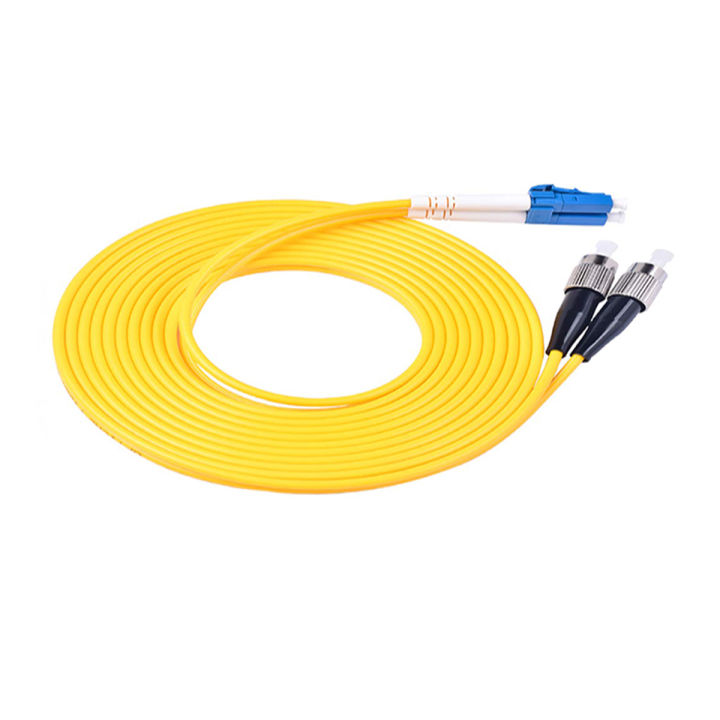 FC to LC Singlemode Duplex Fiber Optic Cable (9/125) 5M