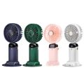 Portable Handheld Fan 5 Speeds 3000mAh Mini Pocket Fan Rechargeable 2.5W Powerful Wind Phone Holder Design Fans.