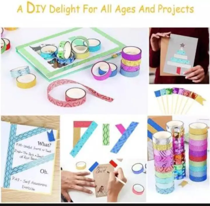 Colorful%20DIY%20Crafts%20Washi%20Tape%20Set%20of%2010%20Rolls%20Multi-Purpose%20Masking%20Tape%20Great%20for%20Arts%20Crafts%20DIY%20-%20Multicolour%20-%20Image%207