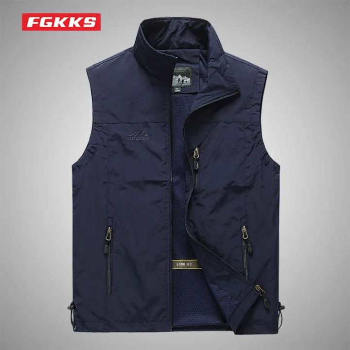 Gilet De Pêche Homme Multipochnes - Neuf Avec Étiquettes - Noir - Regular