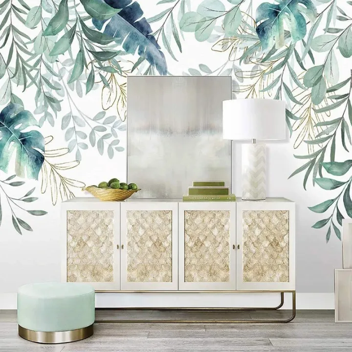 Custom%20Photo%20Wallpaper%20Modern%203D%20Green%20Plant%20Leaves%20Mural%20Living%20Room%20TV%20Sofa%20Bedroom%20Home%20Decor%20Wall%20Painting%20Papel%20De%20Parede%20-%20Image%203