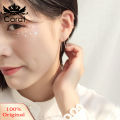 Women Long Chain Star Charm Ear Cuff Clip Threader Earrings Asymmetry Jewelry. 