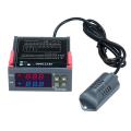 KOGEEK Digital Display Temperature&Humidity Controller Thermoregulator Thermostat Humidistat Therometer Hygrometer with Integrated Sensor Probe Relay Output.