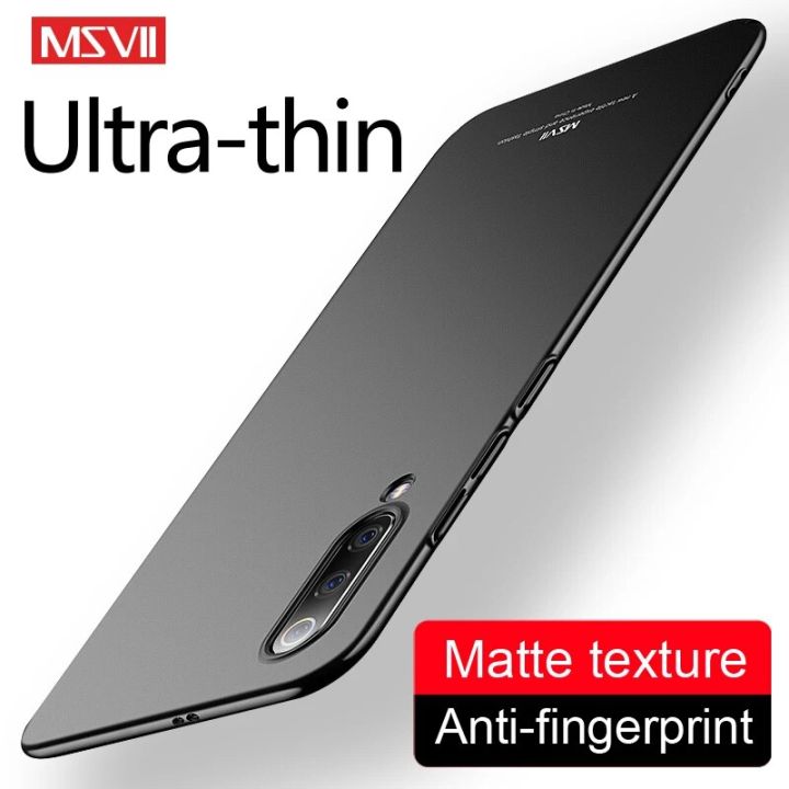 Mi9 Case MSVII Slim Matte Hard PC Cover For Xiaomi Mi 9 SE 8 9T 10 10T Pro Xiomi Mi9 Lite Mi8 Mi10 Ultra Note 10 Pro Phone Cases
