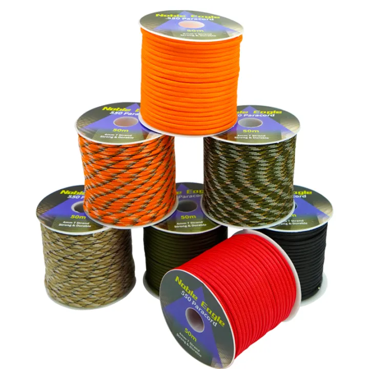 7%20Strand%204mm%20Paracord%20550%20Military%20Tactical%20Parachute%20Cord%20Camping%20Survival%20Accessories%20Tent%20Lanyard%20DIY%20Bracelet%20Weaving%20Rope%20-%20Image%206